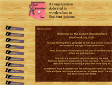 Tablet Screenshot of desertwoodcrafters.org